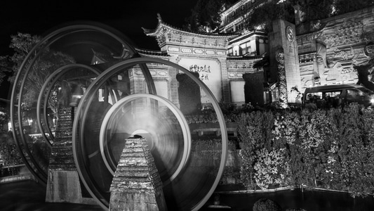 街拍-建筑-旅行-纪实-黑白 图片素材