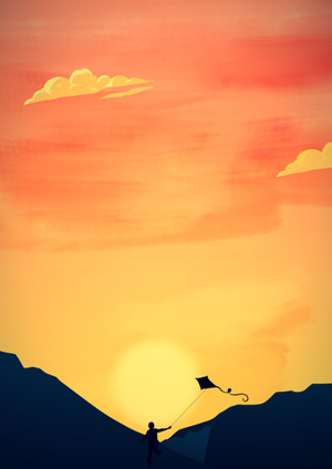 我要上封面-手机壁纸-夕阳-落日-夕阳 图片素材