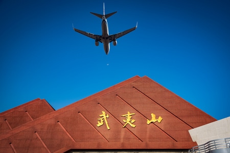 旅行-飞机-武夷山-飞机-武夷山 图片素材