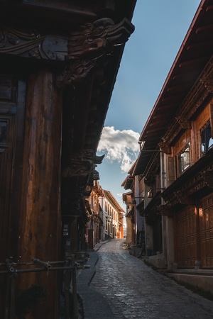 旅行-风光-古城-道路-巷道 图片素材