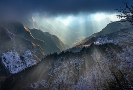 风光-最后那束光-自然-风景-风光 图片素材