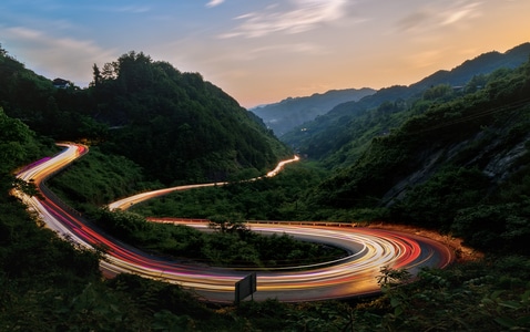 风光-乡村公路-风景-风光-道路 图片素材