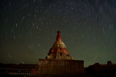 星-风景-夜空-星空-星轨 图片素材