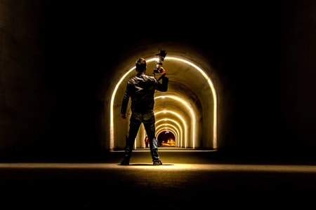 隧道-人-男人-男性-隧道 图片素材