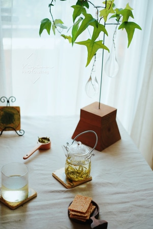 龙井绿茶-宅家-周末-阳光-饮品 图片素材