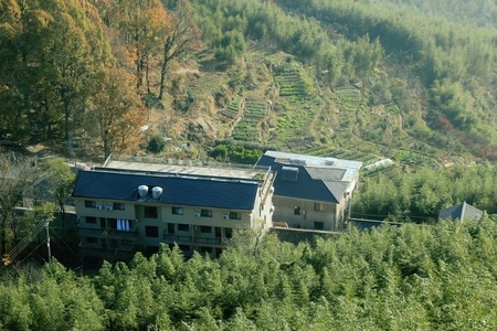 我要上封面-艺术底纹-在路上-旅拍-山村 图片素材