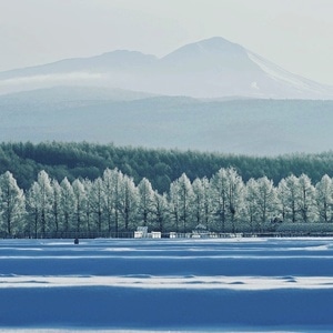 旅拍-北海道-日本-北国风光-湖 图片素材