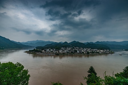 安徽-彩色-风光-广角-旅行 图片素材