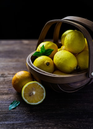 柠檬-水果-黄-酸-色彩 图片素材