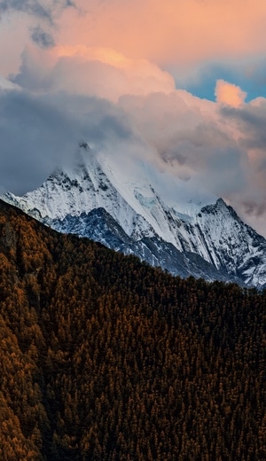 我要上封面-川西高原-风光-亚丁景区-亚丁景区 图片素材