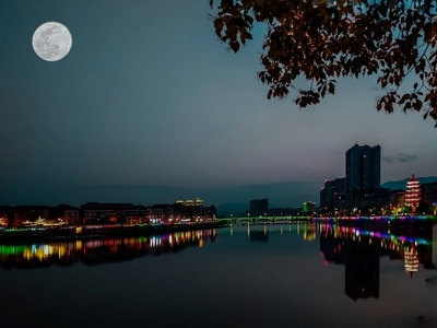 怀化市-溆浦风光-溆浦风光-湖面-湖泊 图片素材