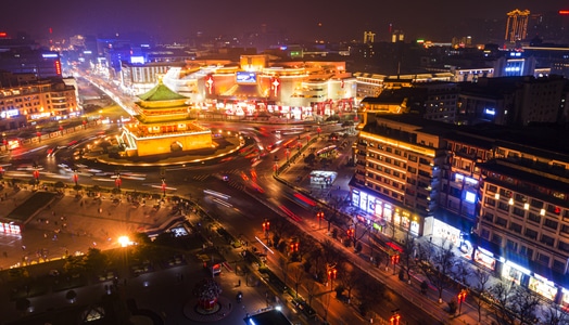尘世烟火-♯武汉加油-夜景-城市-城市风光 图片素材