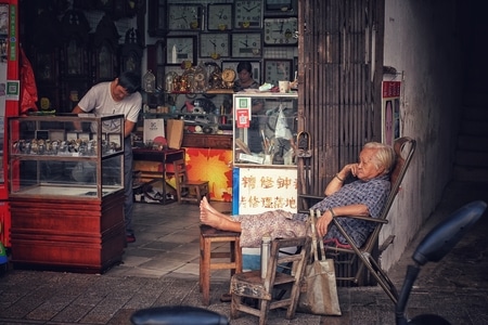 人文-街头-商贩-男人-男性 图片素材