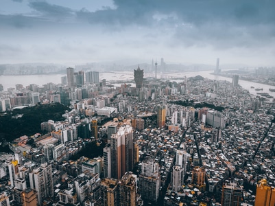 风光-旅行-航拍-城市-城市风光 图片素材