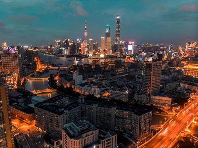 航拍-风光-魔都映像-风景·-风光 图片素材