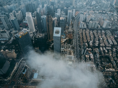 风光-旅行-航拍-城市-城市风光 图片素材