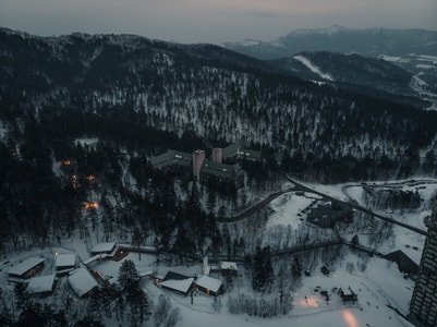 旅行-雪山-星野度假村-星野度假村-雪景 图片素材