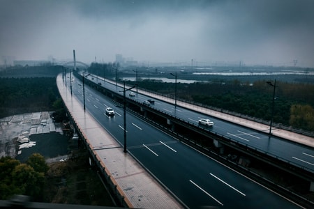 色彩-延伸-道路-公路-风光 图片素材