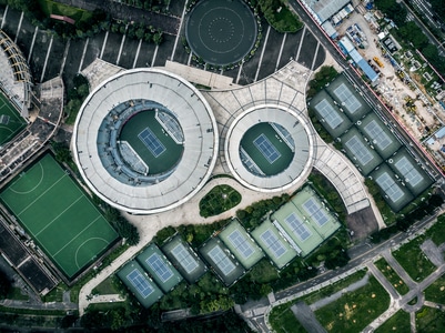 风光-旅行-航拍-建筑-体育馆 图片素材