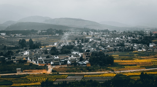 旅行-色彩-风光-村落-风景 图片素材