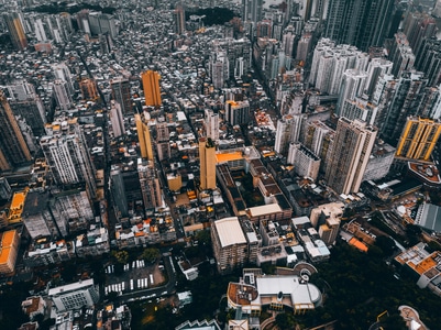 风光-旅行-航拍-城市-城市风光 图片素材