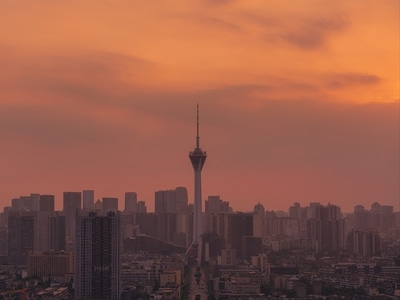 城市-原创-建筑-成都-爬楼 图片素材