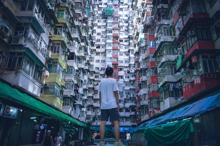 夏天-酷-五彩斑斓-香港-旅行 图片素材