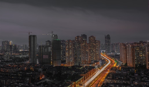 看你的城市-行摄部落-魔都印象-原创-旅行 图片素材