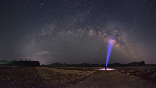 索尼-风光-银河-夜晚-风景 图片素材
