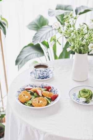 沙拉-美食-牛油果-鲜花-食物 图片素材