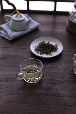 茶叶-清茶-玻璃杯-茶壶-茶 图片素材