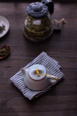 茶叶-清茶-玻璃杯-茶壶-茶 图片素材