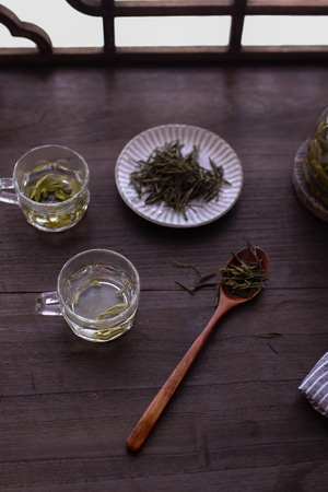 茶叶-清茶-玻璃杯-茶壶-茶 图片素材
