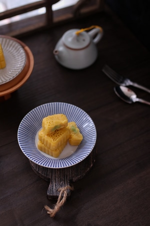 绿豆糕-点心-甜品-板栗糕-糕点 图片素材