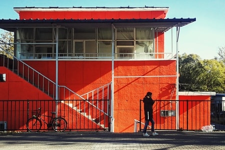 summer-creative-sunshine-orange-谷仓 图片素材