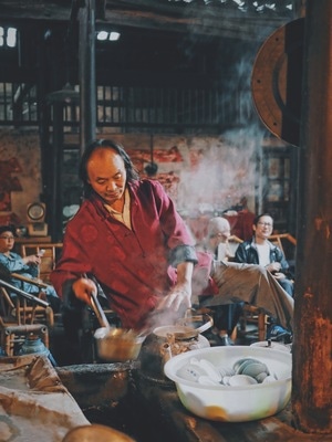 街拍-旅行-四川-茶馆-旧时光 图片素材