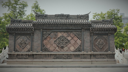 在路上-旅拍-荣国府-正定-红楼梦拍摄地 图片素材