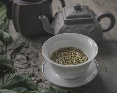 茶艺-茶道-喝茶-安吉白茶-饮品 图片素材