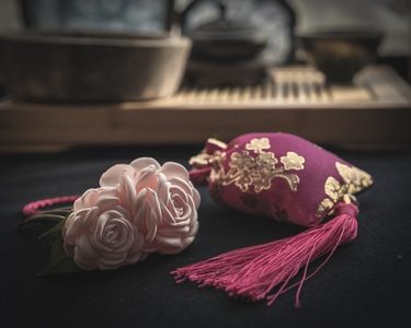 花朵-静物-茶艺-茶道-光影 图片素材