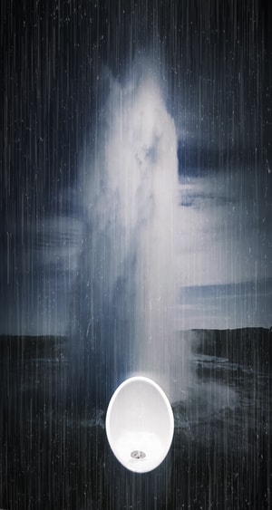 趣味-内涵-水柱-雨水-水缸 图片素材