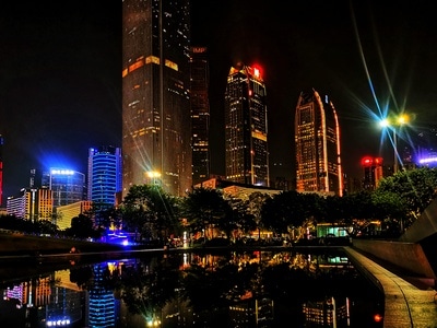 广州-街拍-广州大剧院-珠江新城-建筑 图片素材