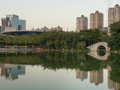 公园-城市风光-我的2019-城市-佛山印象 图片素材