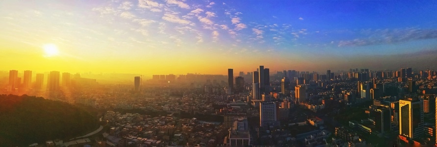 冬日暖阳-手机摄影-建筑-城市-风光 图片素材