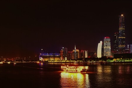 珠江-广州-看你的城市-夜色-江边 图片素材