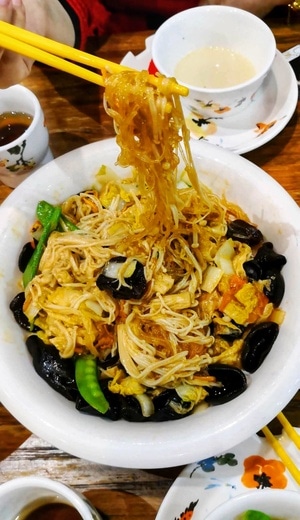 宅家美食-美食-手机摄影-美食-杂锦粉丝 图片素材