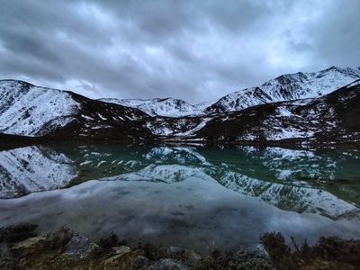 里索海-风光-风景-旅行-贡嘎雪山 图片素材