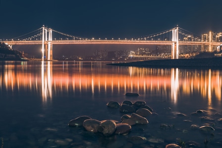 城市-夜景-桥-情绪-夜色 图片素材