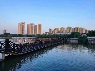 尘世烟火-江边-散步-傍晚-镇江 图片素材