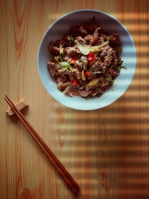 桂林市-牛肉-辣椒-我要上封面-美食 图片素材