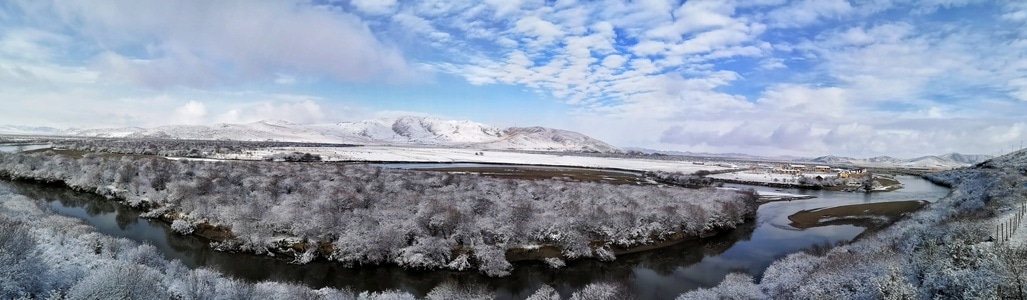 你好2020-川西雪景-手机拍摄-童话世界-风景 图片素材